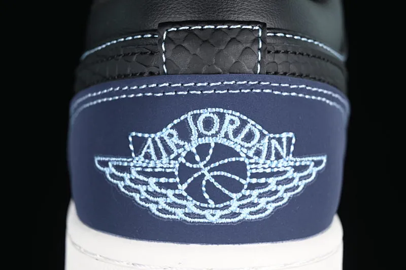 All categories Air Jordan Jordan series basketball shoes Air Jordan 1 Low Z version Air Jordan 1 Low AJ1 Joe 1 black, blue and white low-top cultural casual sneakers FJ5478-010
